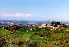 Il panorama da Cascina Gramolere